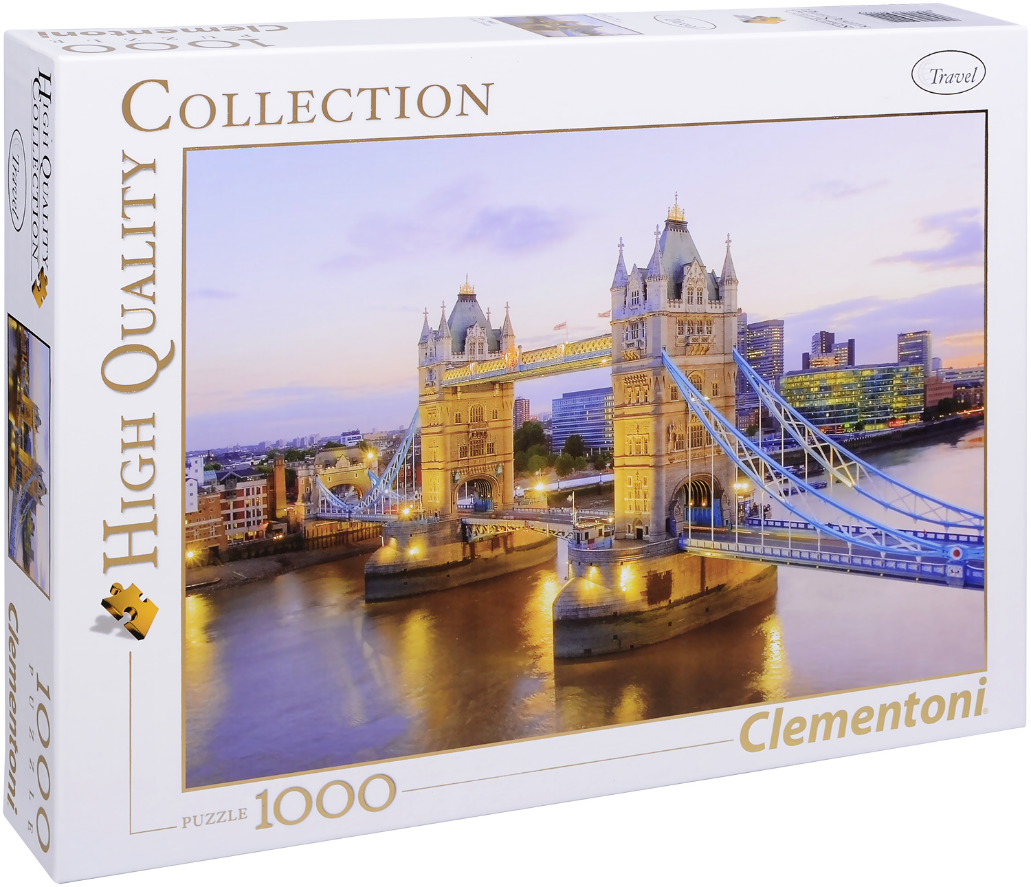 Пъзел Clementoni от 1000 части - Тауър Бридж, Лондон