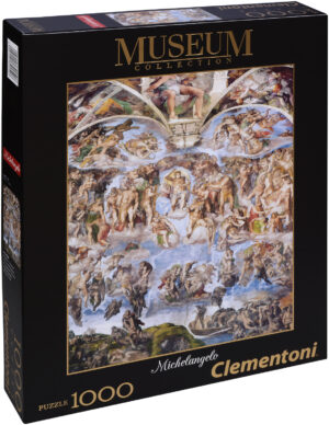 Пъзел Clementoni от 1000 части - Денят на Страшния съд, Микеланджело Буонароти