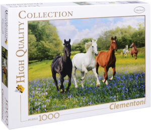 Пъзел Clementoni от 1000 части - Коне