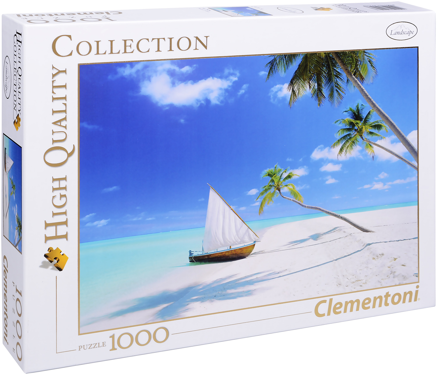 Пъзел Clementoni от 1000 части - Малдивите