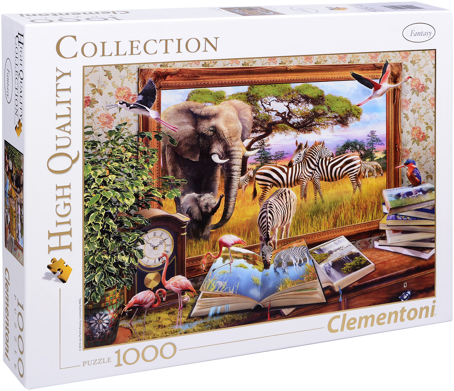 Пъзел Clementoni от 1000 части - Животът в саваната