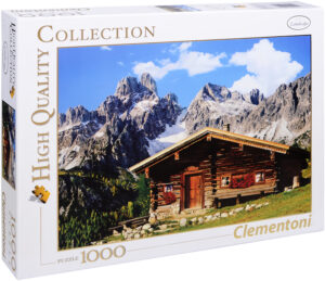 Пъзел Clementoni от 1000 части - Планинска къща в Австрия