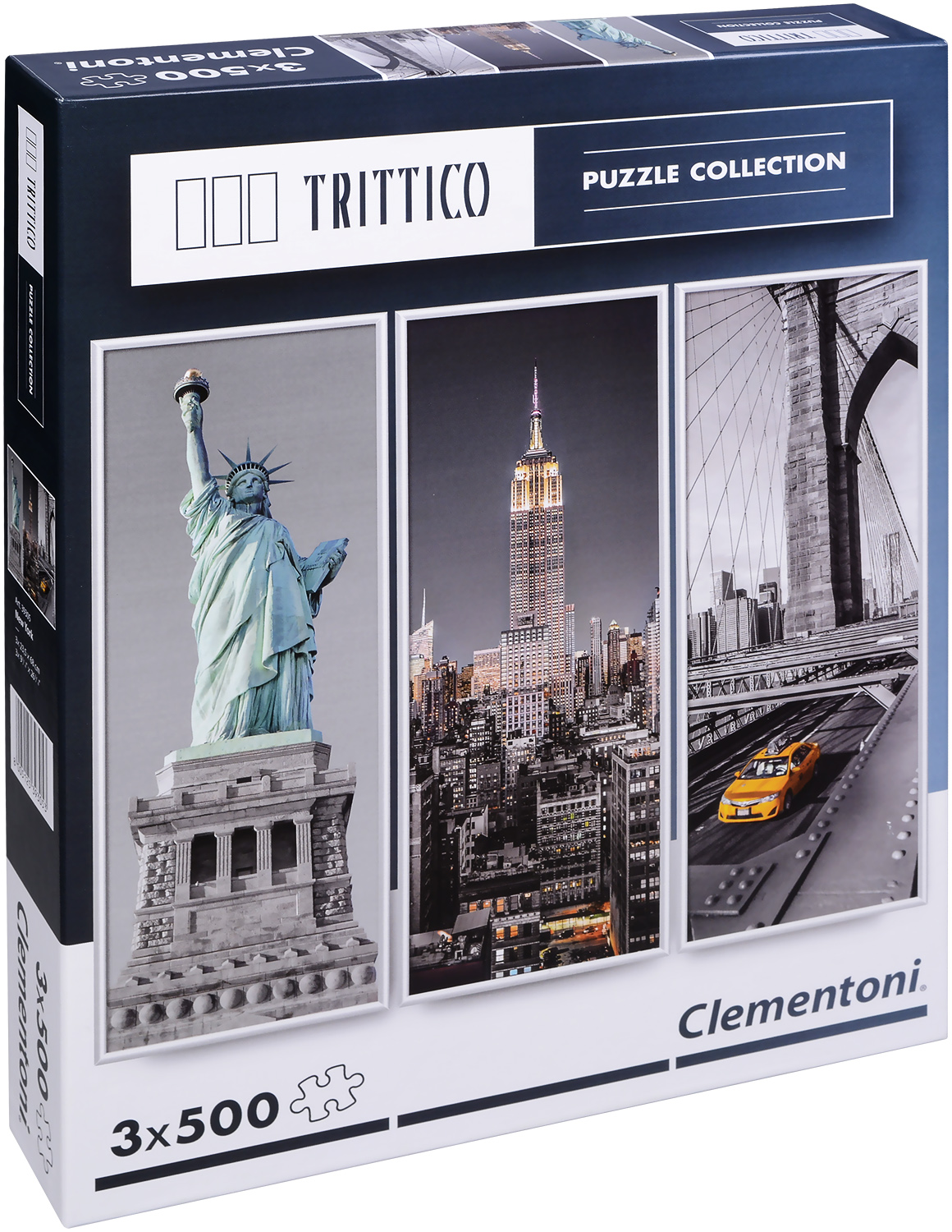 Пъзел Clementoni от 3 x 500 части - Ню Йорк