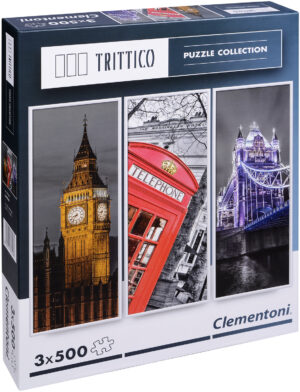 Пъзел Clementoni от 3 x 500 части - Лондон
