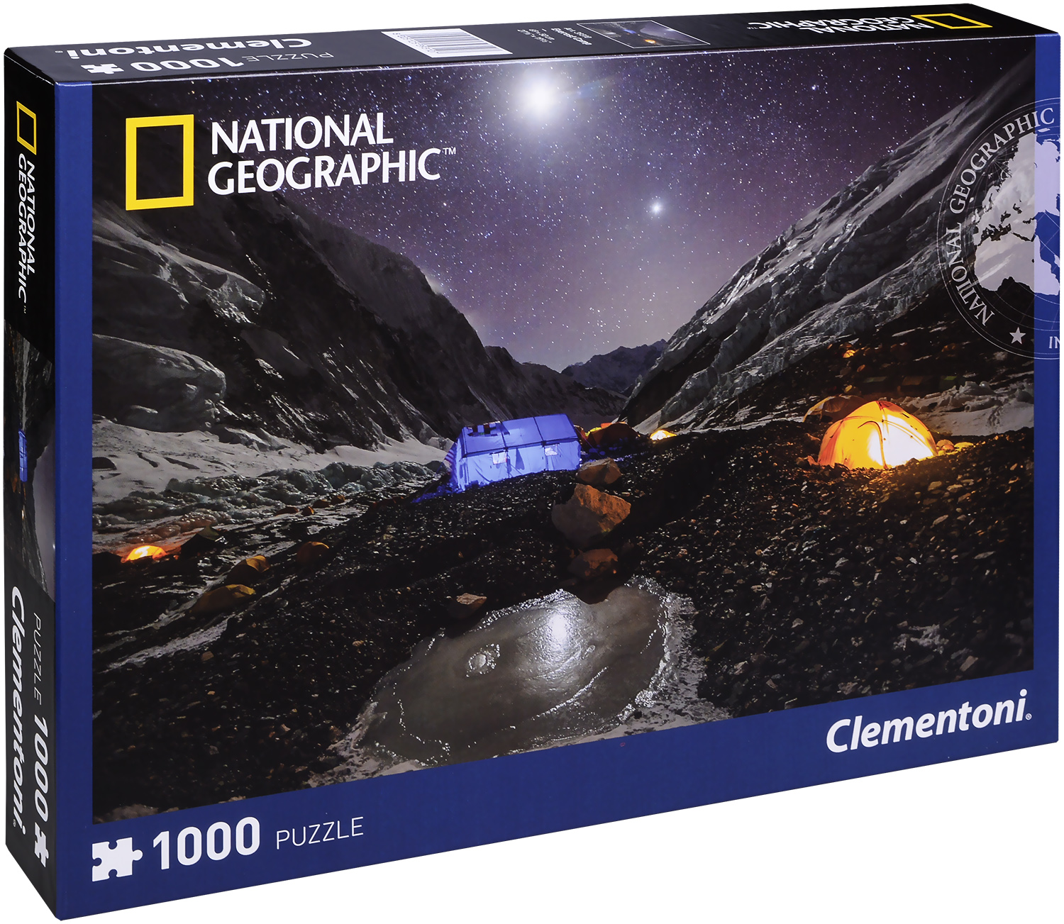 Пъзел Clementoni от 1000 части - Палатков лагер на Еверест