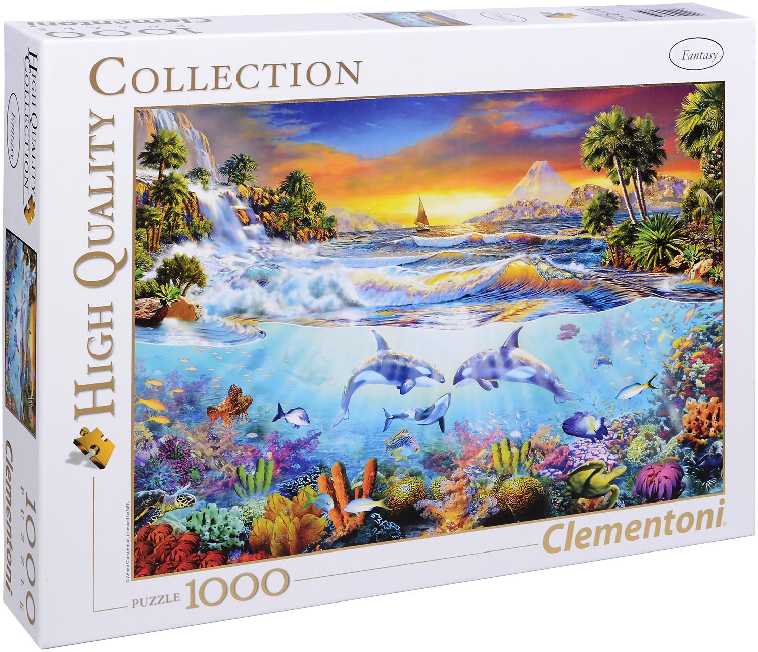 Пъзел Clementoni от 1000 части - Под водата, Ейдриан Честърман