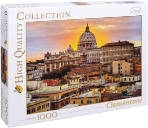 Пъзел Clementoni от 1000 части - Рим по залез