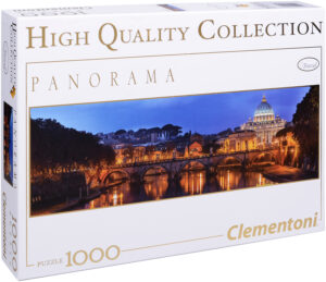 Панорамен пъзел Clementoni от 1000 части - Рим
