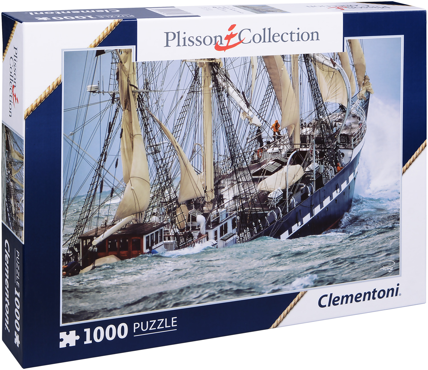 Пъзел Clementoni от 1000 части - Белем, последният френски високомачтов кораб, Филип Плисън