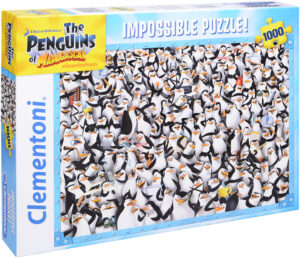 Пъзел Clementoni от 1000 части - Пингвините от Мадагаскар