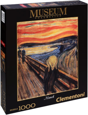 Пъзел Clementoni от 1000 части - Викът, Едвард Мунк