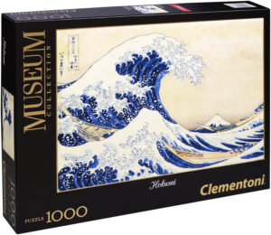 Пъзел Clementoni от 1000 части - Голямата вълна край Ханагава, Кацушика Хокусай