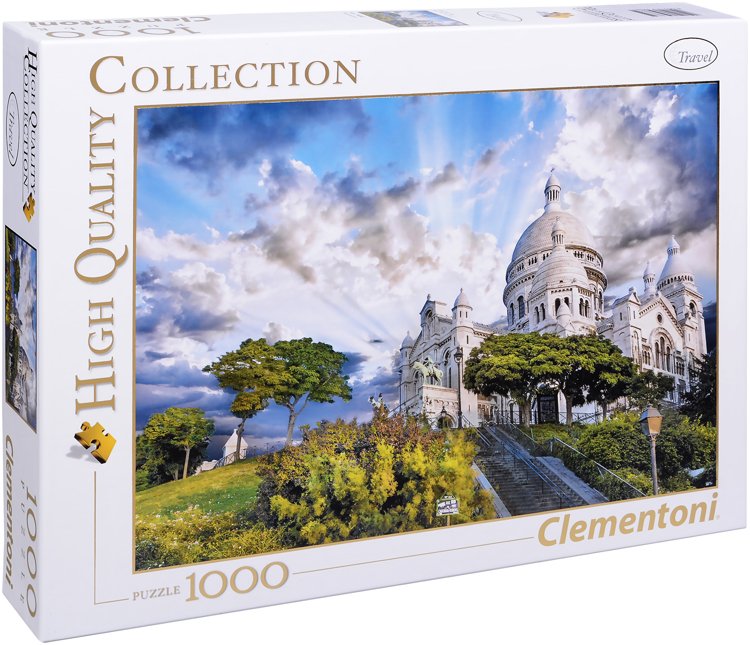 Пъзел Clementoni от 1000 части - Монмартър, Франция