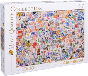 Пъзел Clementoni от 1000 части - Колекция пощенски марки