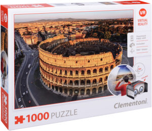 Пъзел Clementoni от 1000 части с VR очила - Рим
