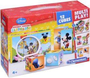 Пъзел с кубчета Clementoni от 12 части - Mickey Mouse Club House