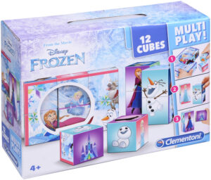 Пъзел с кубчета Clementoni от 12 части - Замръзналото кралство