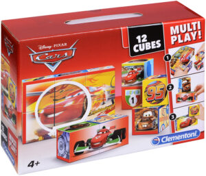 Пъзел с кубчета Clementoni от 12 части - Колите