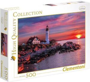 Пъзел Clementoni от 500 части - Фар в Портланд