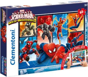 Пъзел Clementoni от 60 части - Спайдърмен, с мобилно приложение