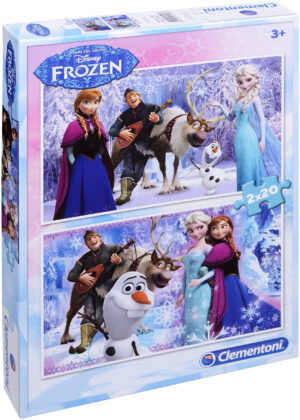 Пъзел Clementoni от 2 x 20 части - Замръзналото кралство