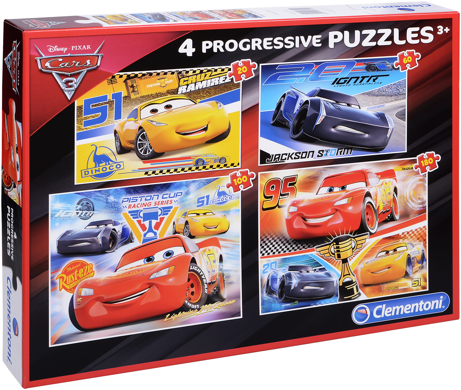 Пъзел Clementoni 4 в 1 - Колите 3