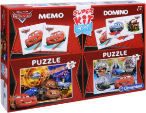 Пъзел Clementoni от 2 x 30 части, мемо игра и домино - Колите