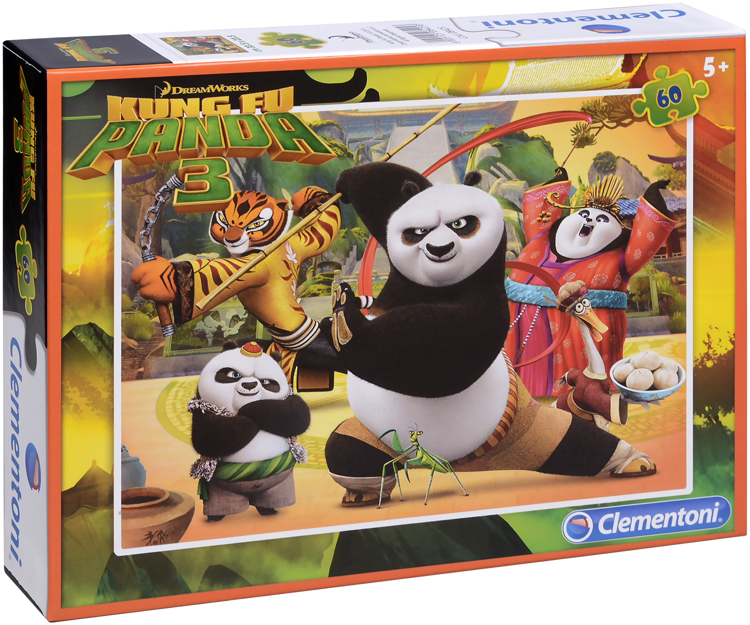 Пъзел Clementoni от 60 части - Кунг-фу Панда 3