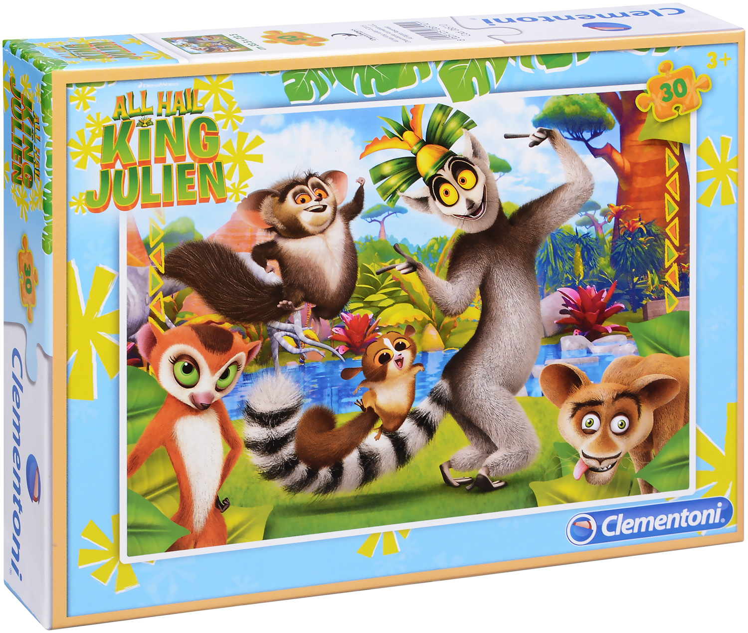 Пъзел Clementoni от 30 части - Крал Джулиан