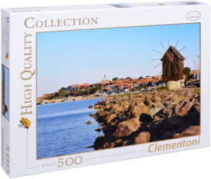 Пъзел Clementoni от 500 части - Вятърна мелница в Несебър