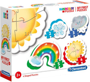 Бебешки пъзел Clementoni 4 в 1 - Времето