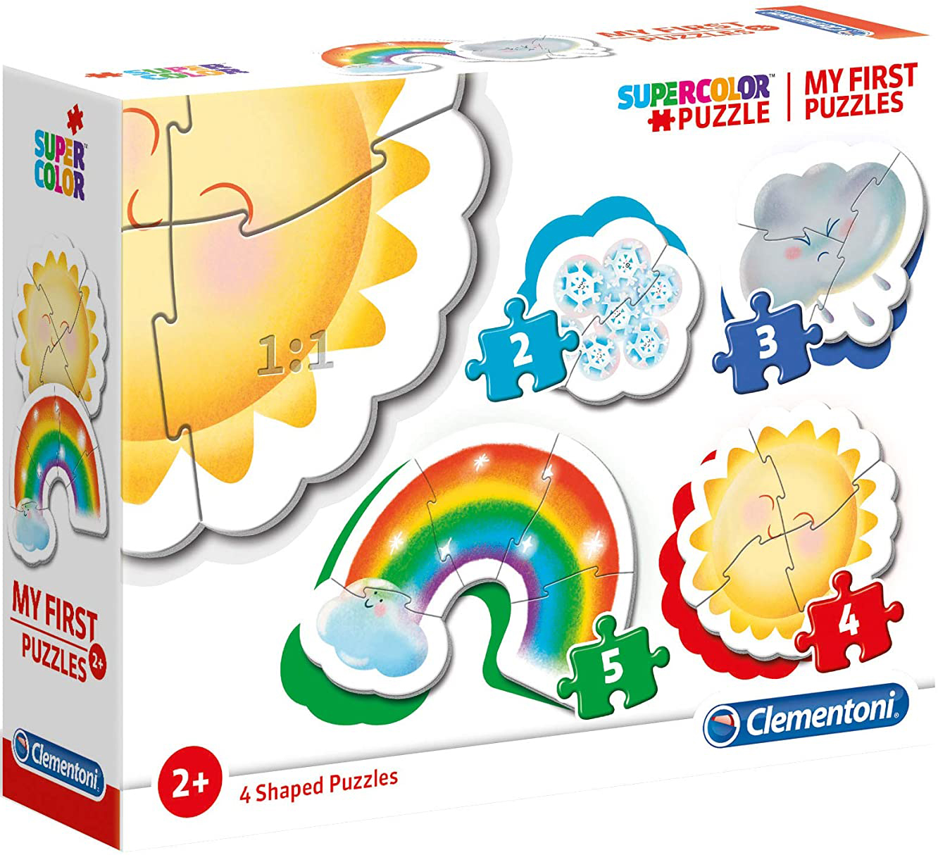 Бебешки пъзел Clementoni 4 в 1 - Времето