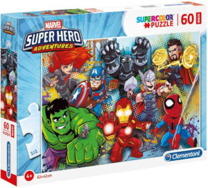 Пъзел Clementoni от 60 макси части - Супергероите на Марвел