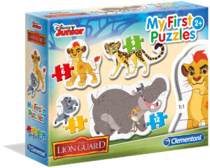 Бебешки пъзел Clementoni 4 в 1 - Лъвската стража