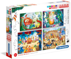 Пъзел Clementoni 4 в 1 - Имало едно време