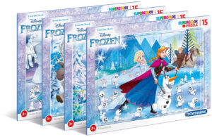 Пъзел Clementoni от 15 части - Замръзналото кралство, асортимент