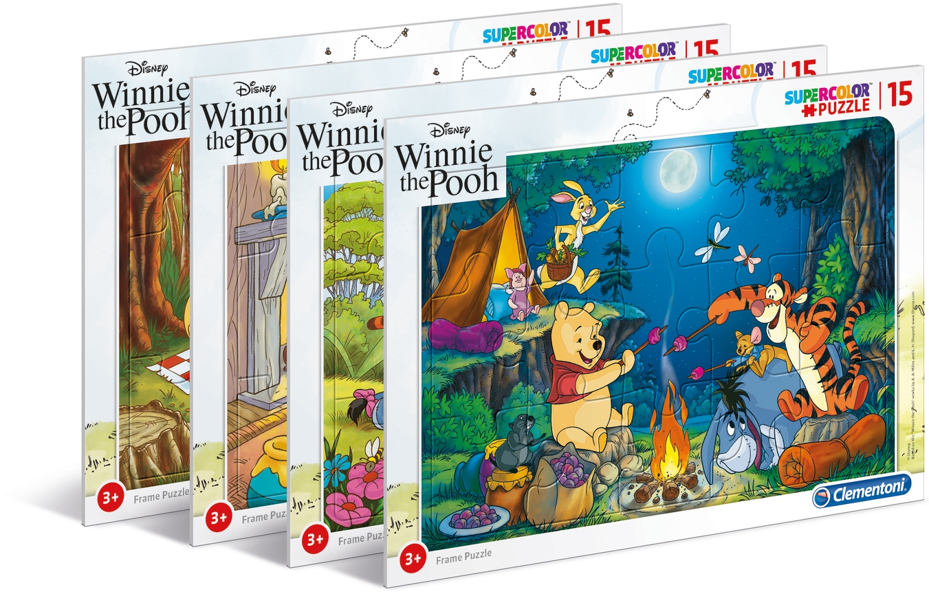 Пъзел Clementoni от 15 части - Мечо Пух, асортимент