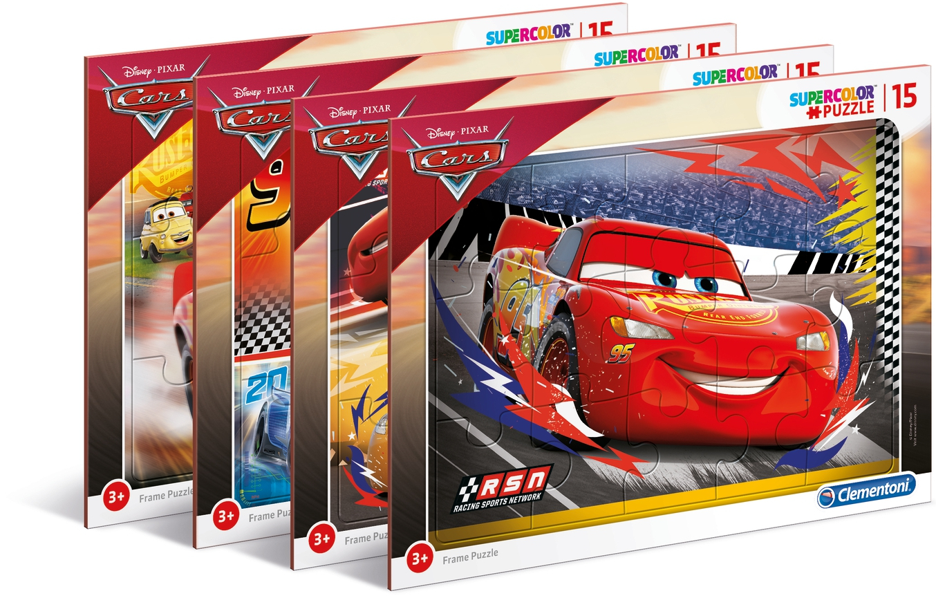 Пъзел Clementoni от 15 части - Колите, асортимент
