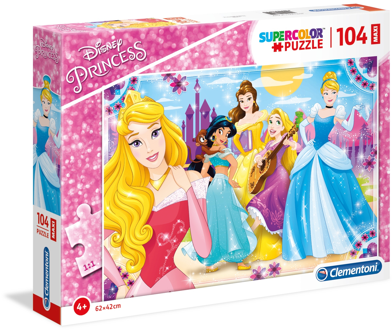 Пъзел Clementoni от 104 макси части - Принцеси