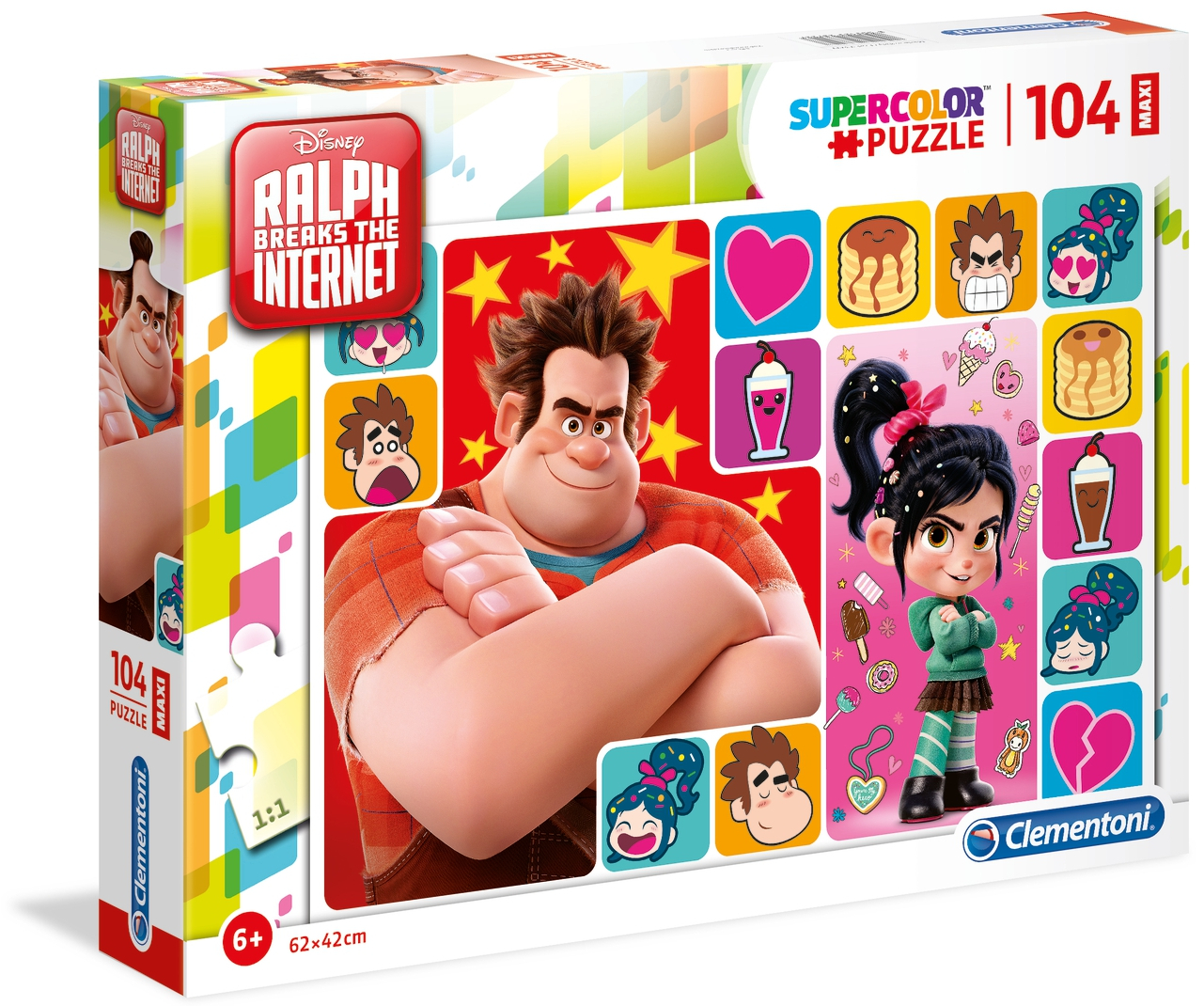 Пъзел Clementoni от 104 макси части - Ралф разбива интернет