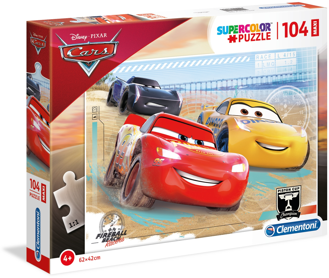 Пъзел Clementoni от 104 макси части - Колите