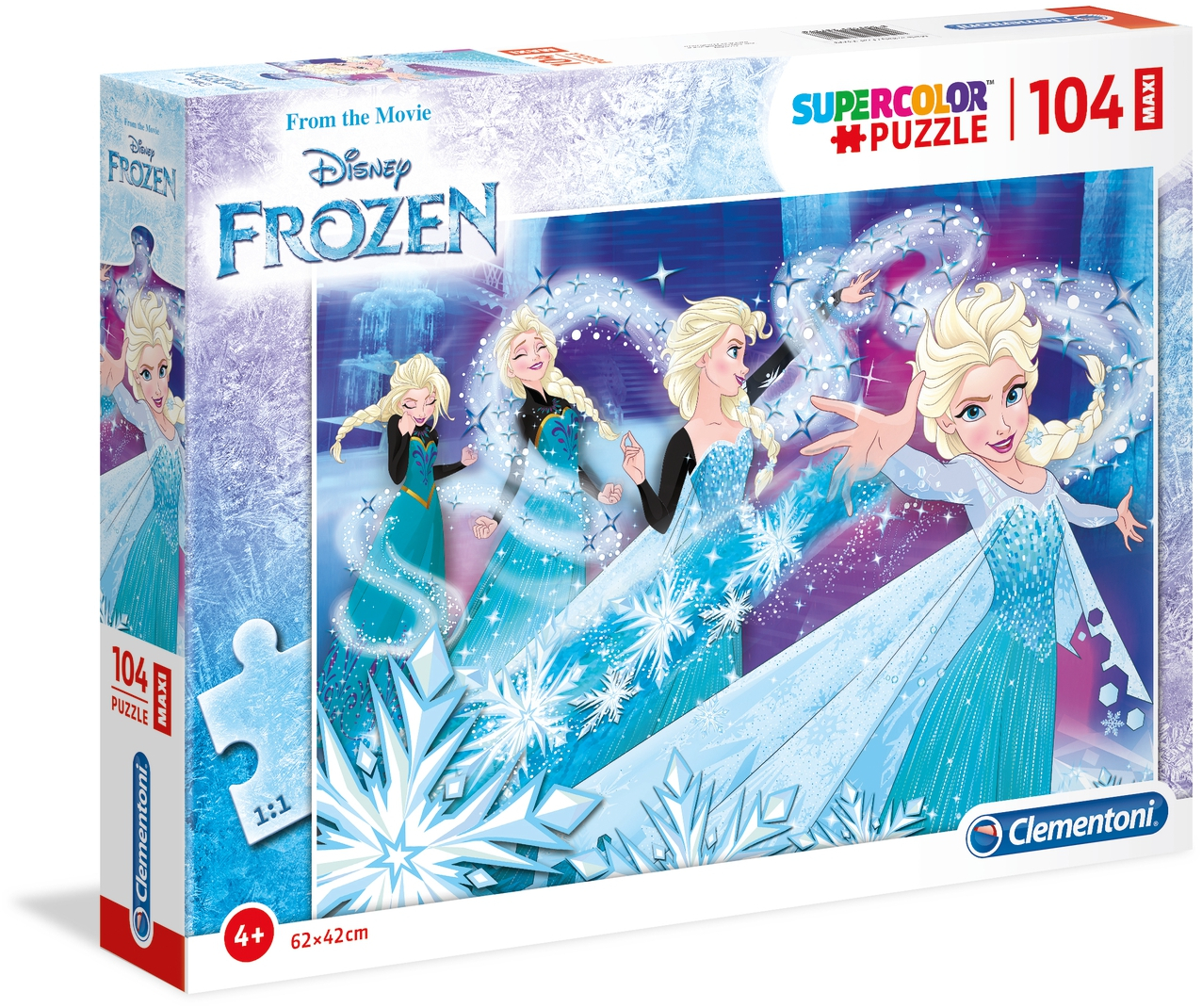 Пъзел Clementoni от 104 макси части - Замръзналото кралство
