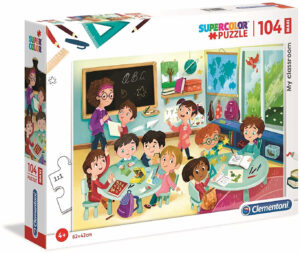 Пъзел Clementoni от 104 макси части - Моята класна стая