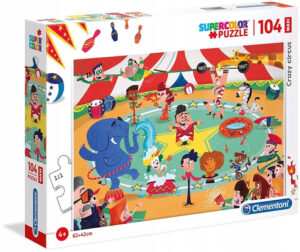 Пъзел Clementoni от 104 макси части - Шантав цирк