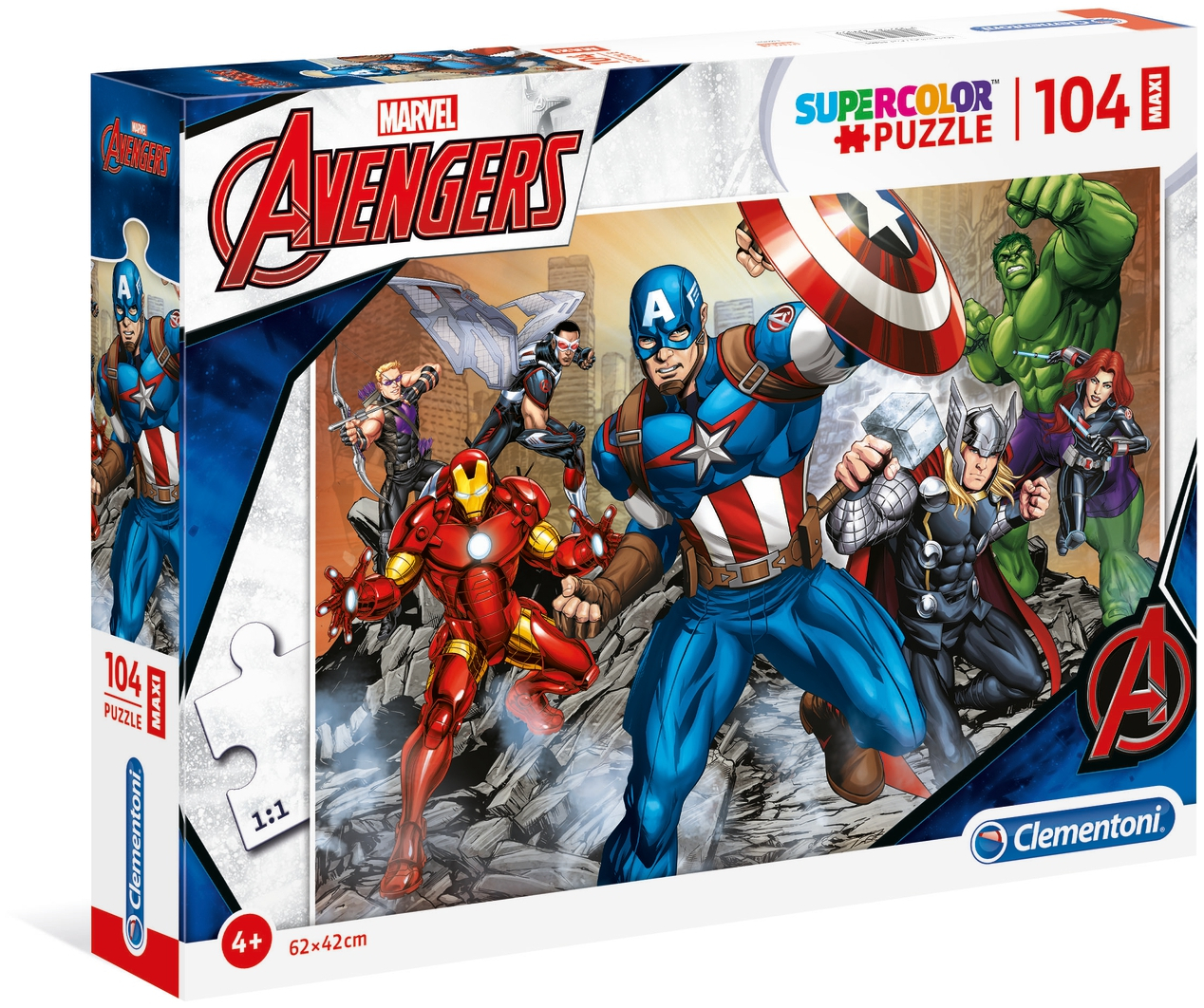 Пъзел Clementoni от 104 макси части - Отмъстителите