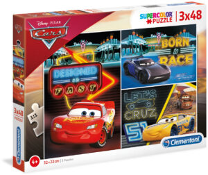 Пъзел Clementoni от 3 x 48 части - Колите