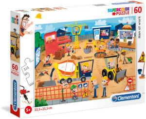 Пъзел Clementoni от 60 части - Мъже на работа