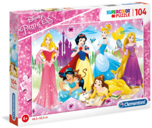 Пъзел Clementoni от 104 части - Принцеси