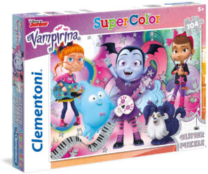 Блестящ пъзел Clementoni от 104 части - Вампирина