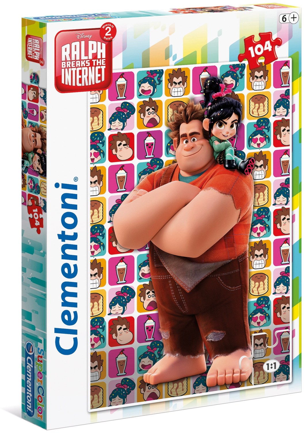 Пъзел Clementoni от 104 части - Ралф разбива интернет